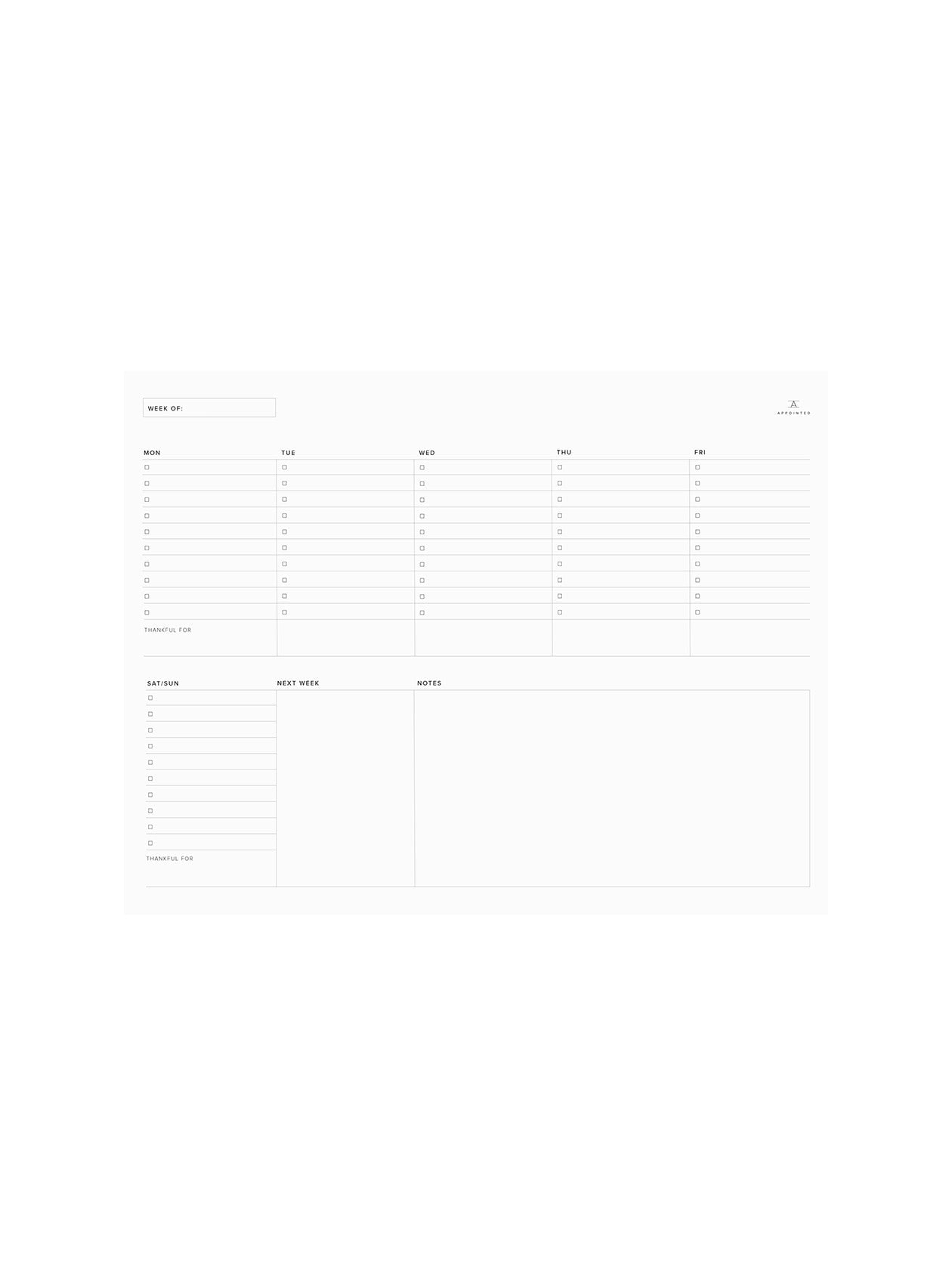 Weekly To-Do