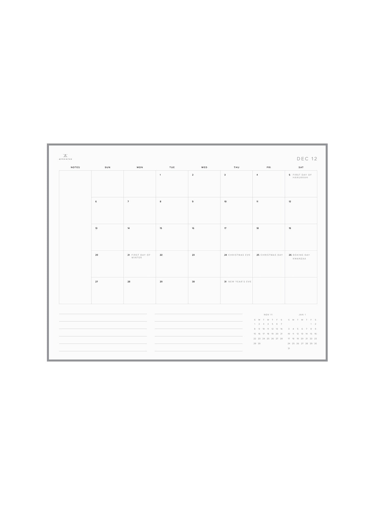 Month Planning (July - December 2026)