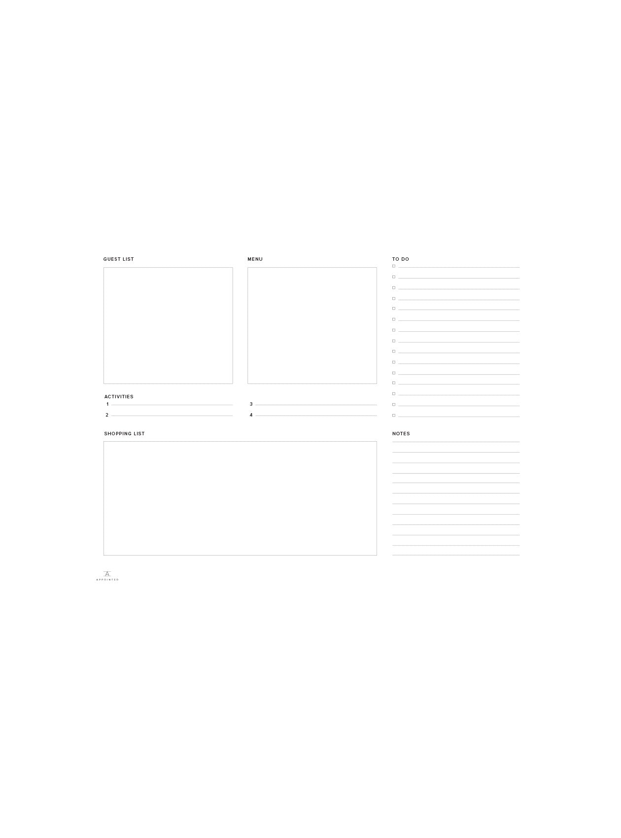 Event Planning