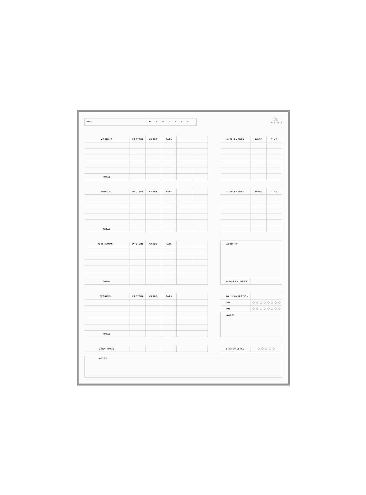 Nutrition Tracker