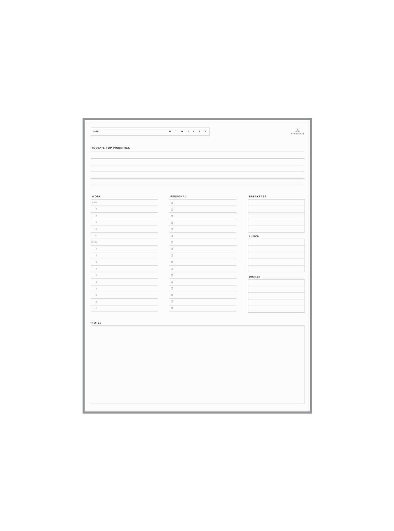 Daily Planning