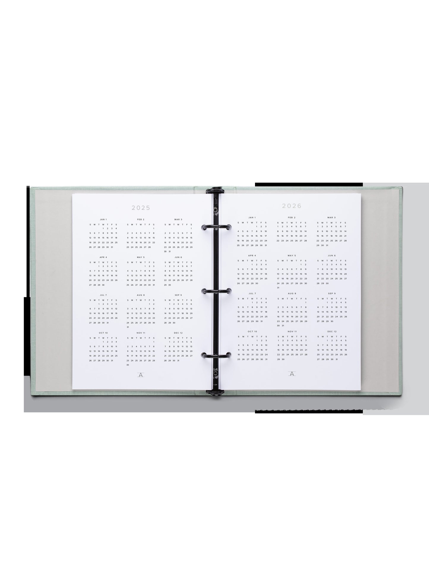 25-26 Compact Binder Planner Insert