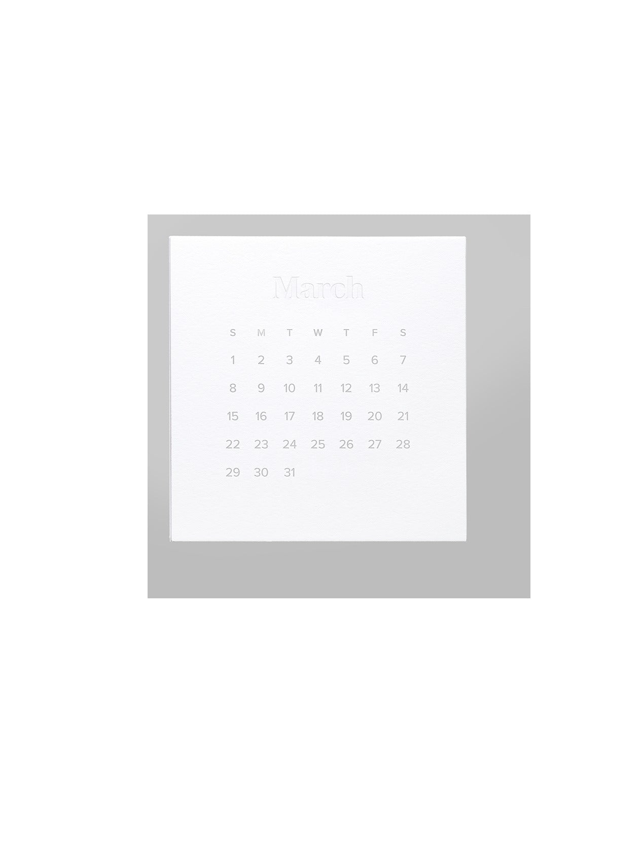 2026 Desk Calendar Cards