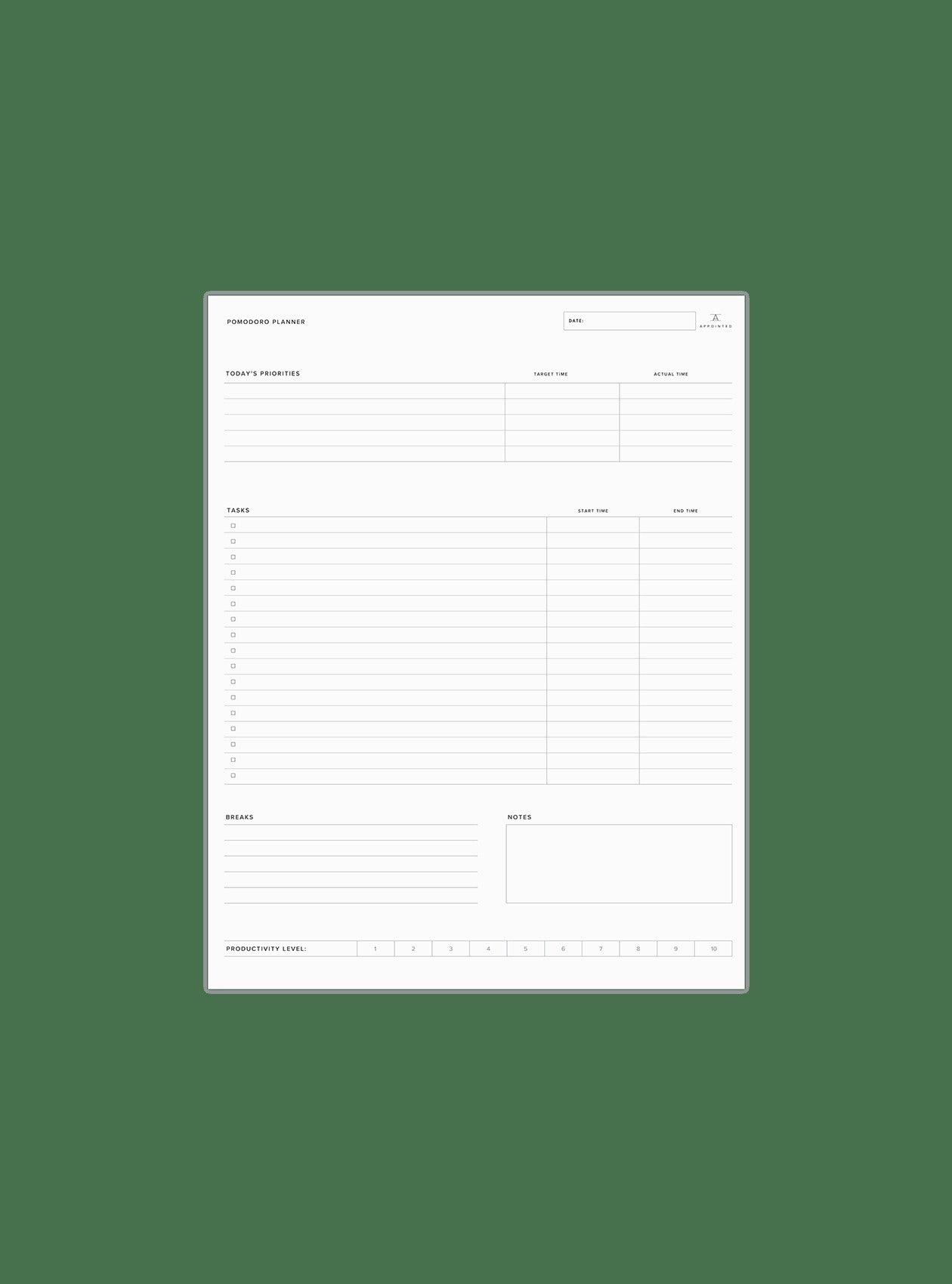 Productivity Interval Tracker