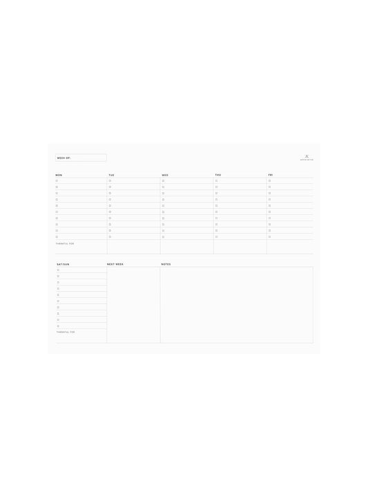 Weekly To-Do
