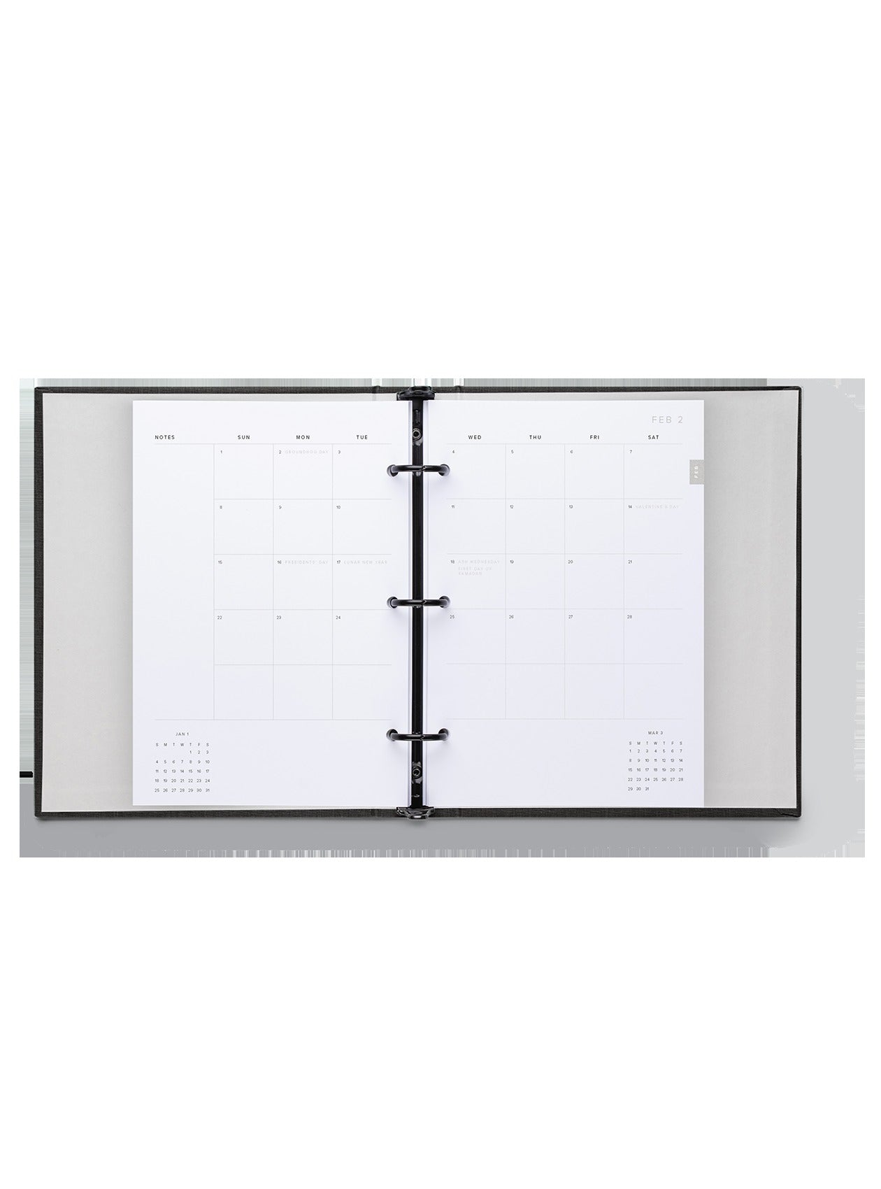 2026 Compact Binder Planner Insert