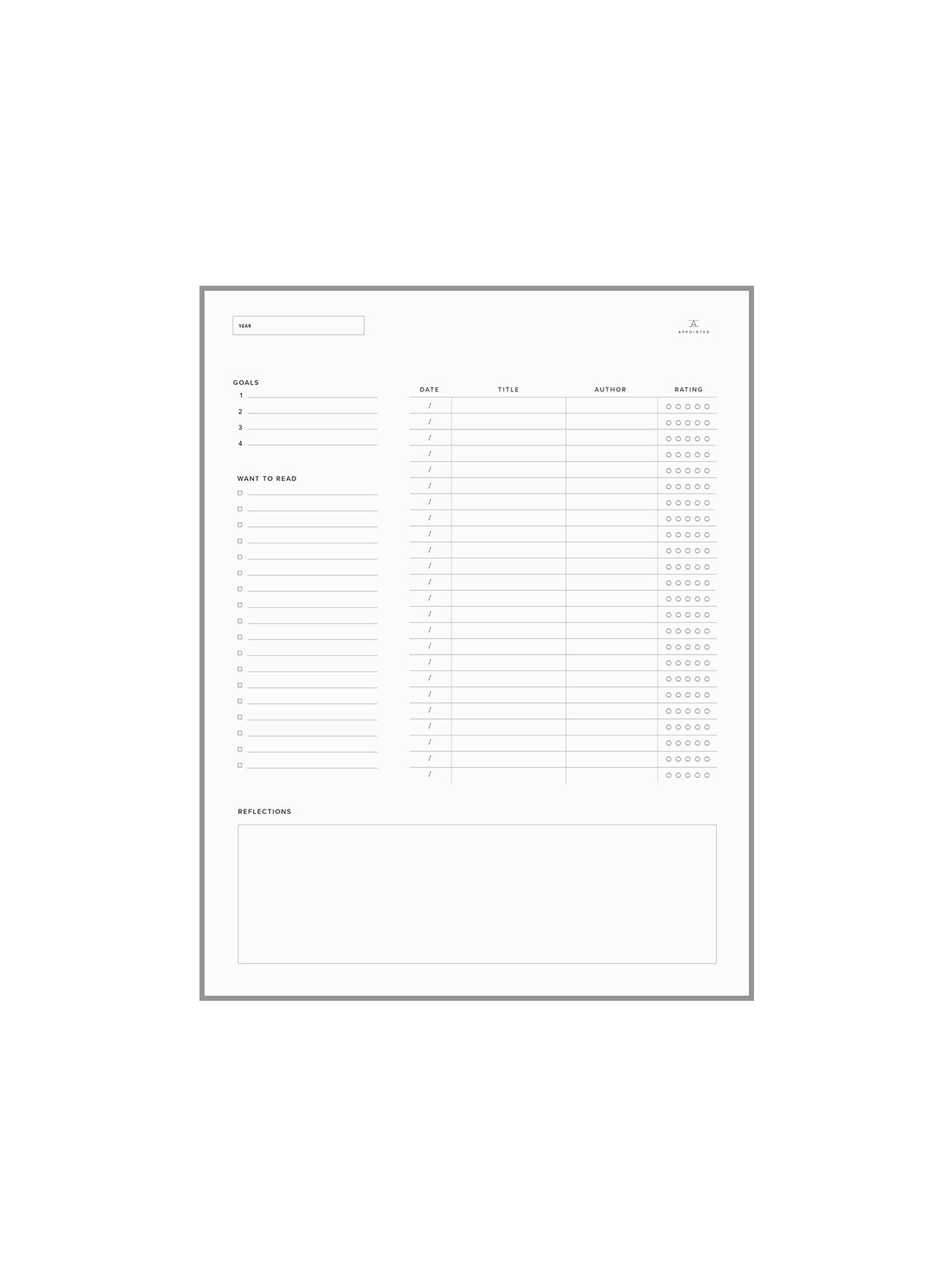Reading Log
