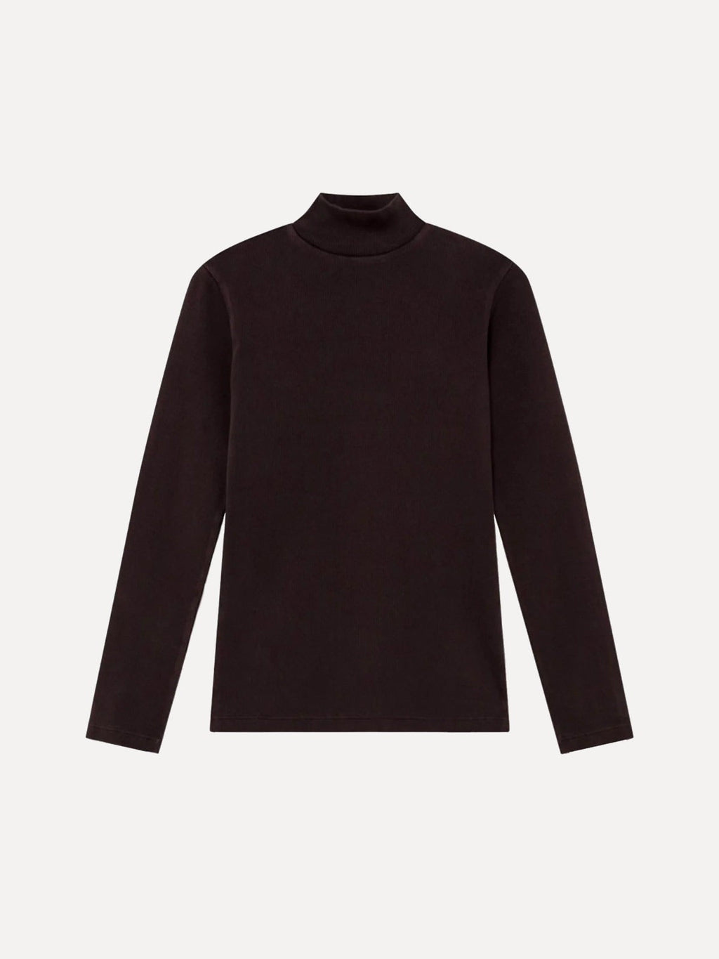 Rib Aine LS Top - Chocolate