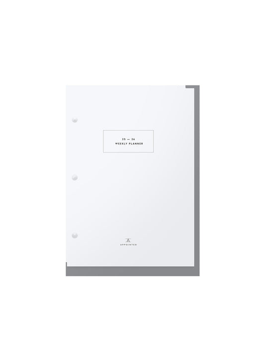 25-26 Compact Binder Planner Insert