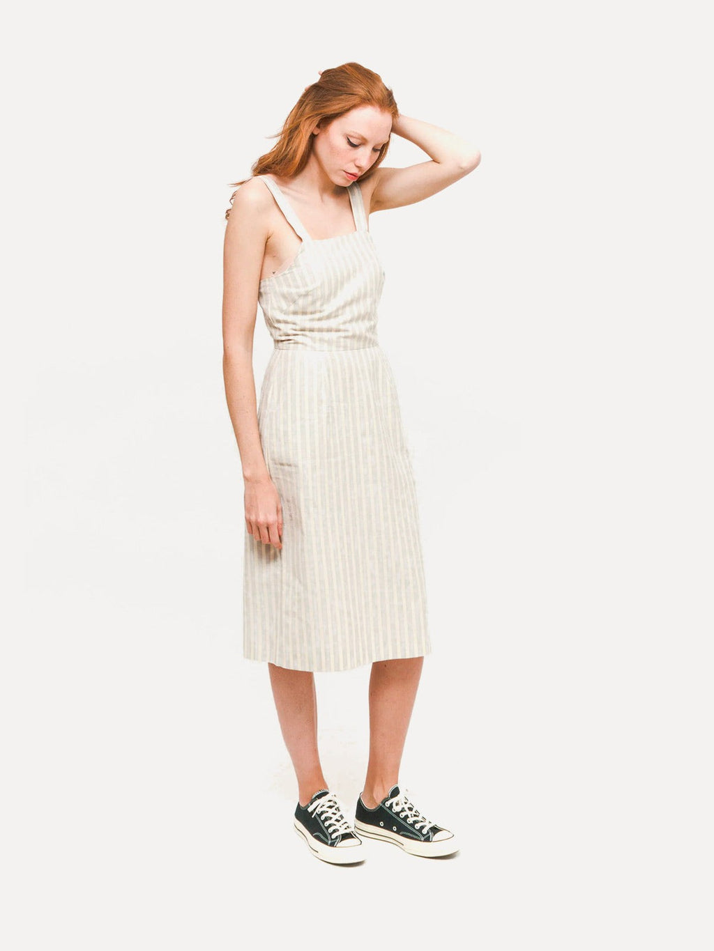 Vestido Cesar - Grey Stripes