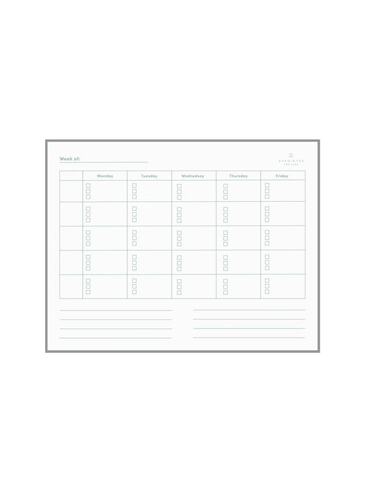 Kids Weekly Planning