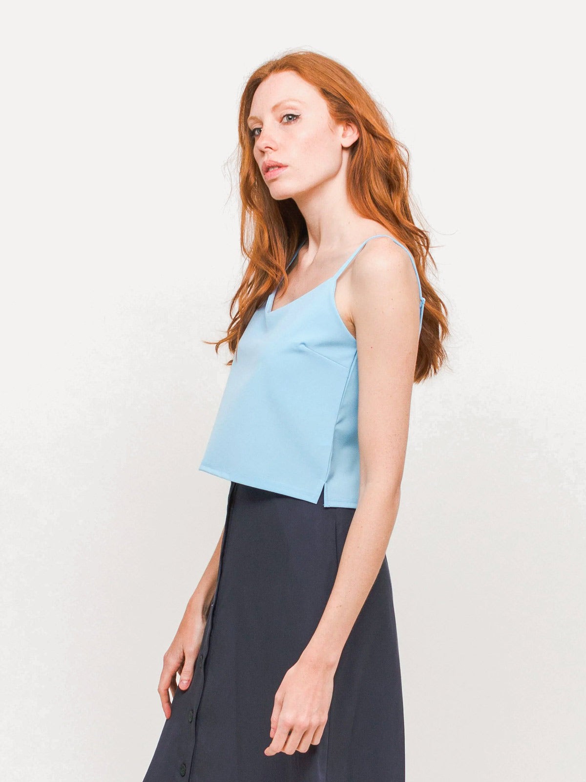 Top Layer Up Tank - Vivid Blue