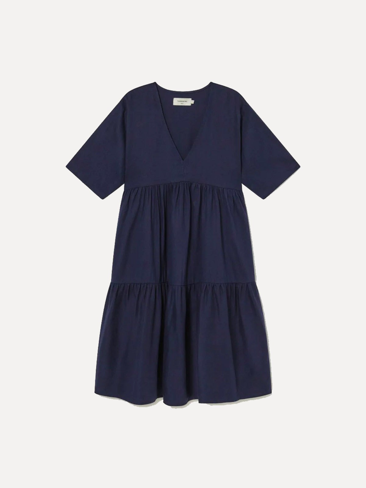 Fresia Hemp Dress - Navy