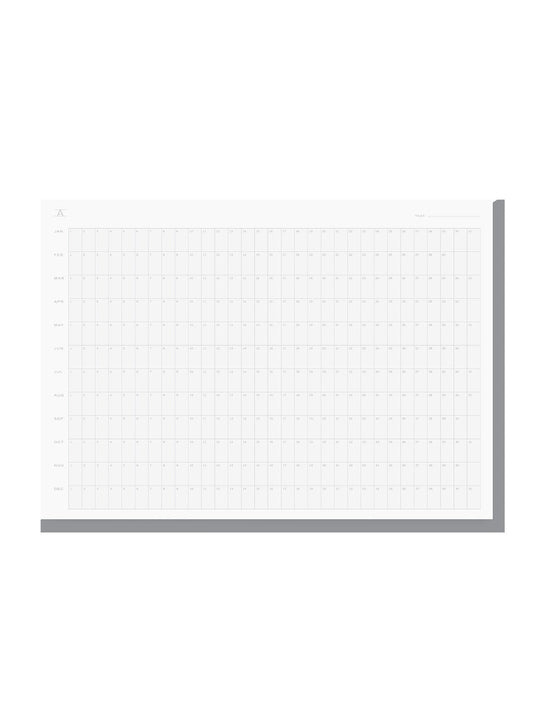Undated Annual Planning Calendar