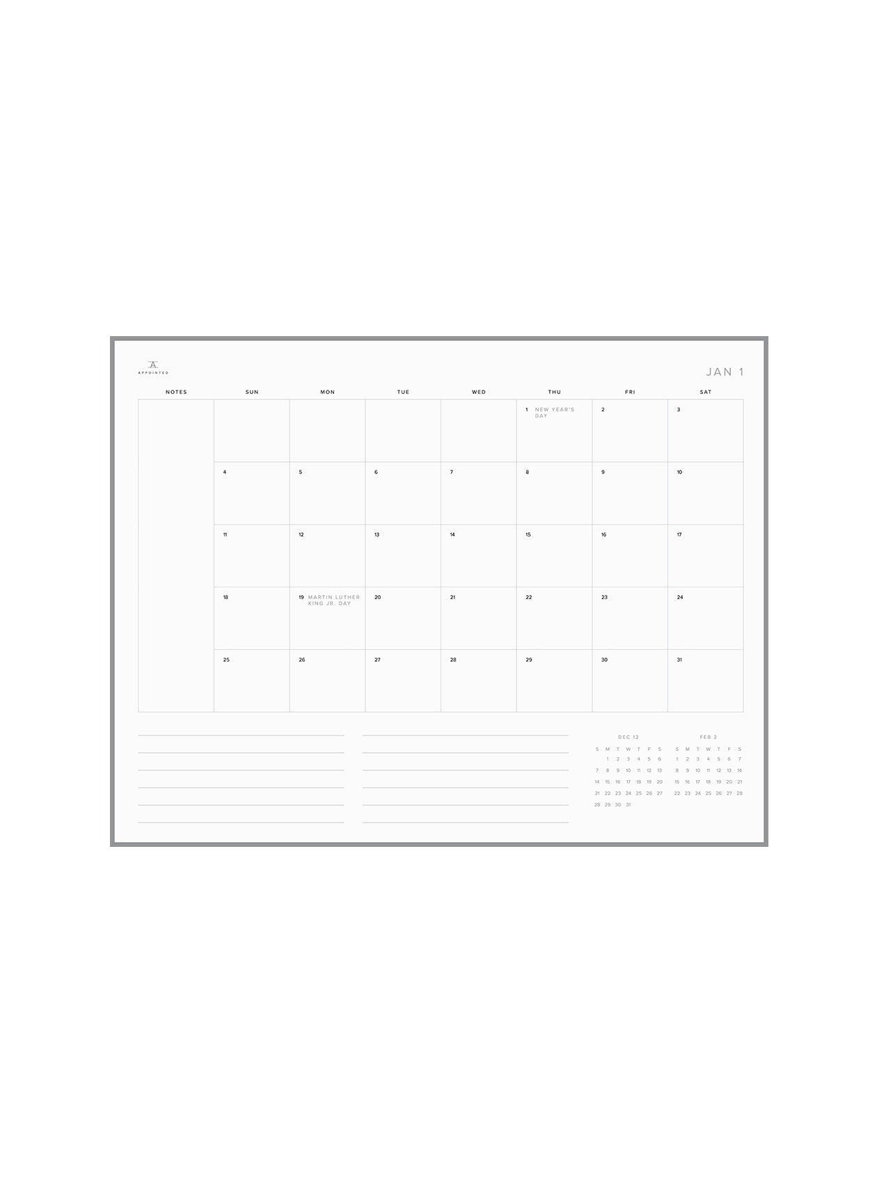 Month Planning (January - June 2026)