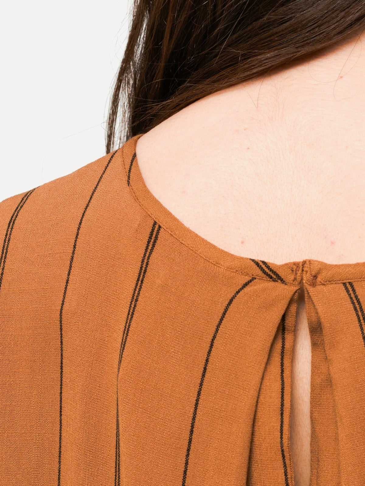 Byron Printed Dress - Brown Sugar Black