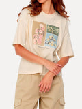 W' SS Bloomin Tee - Calico
