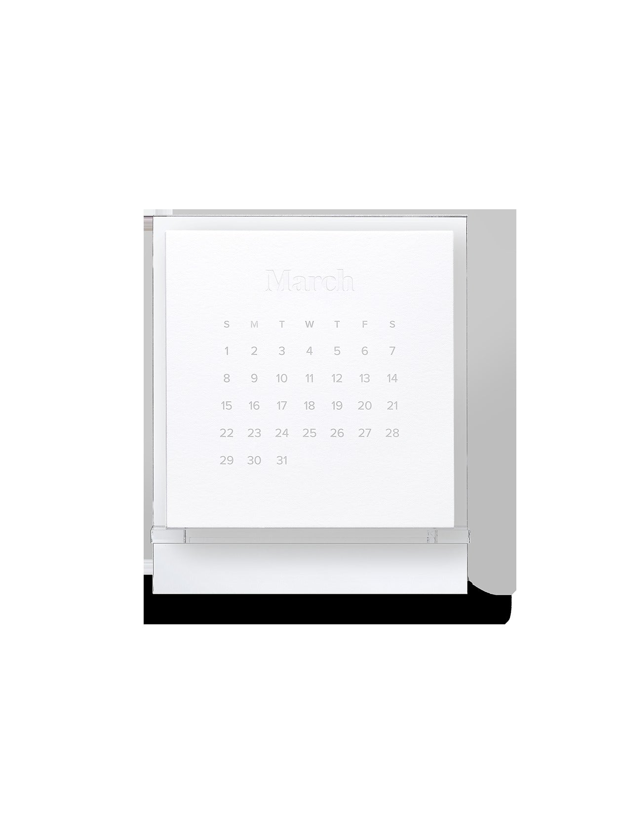 2026 Acrylic Desk Calendar